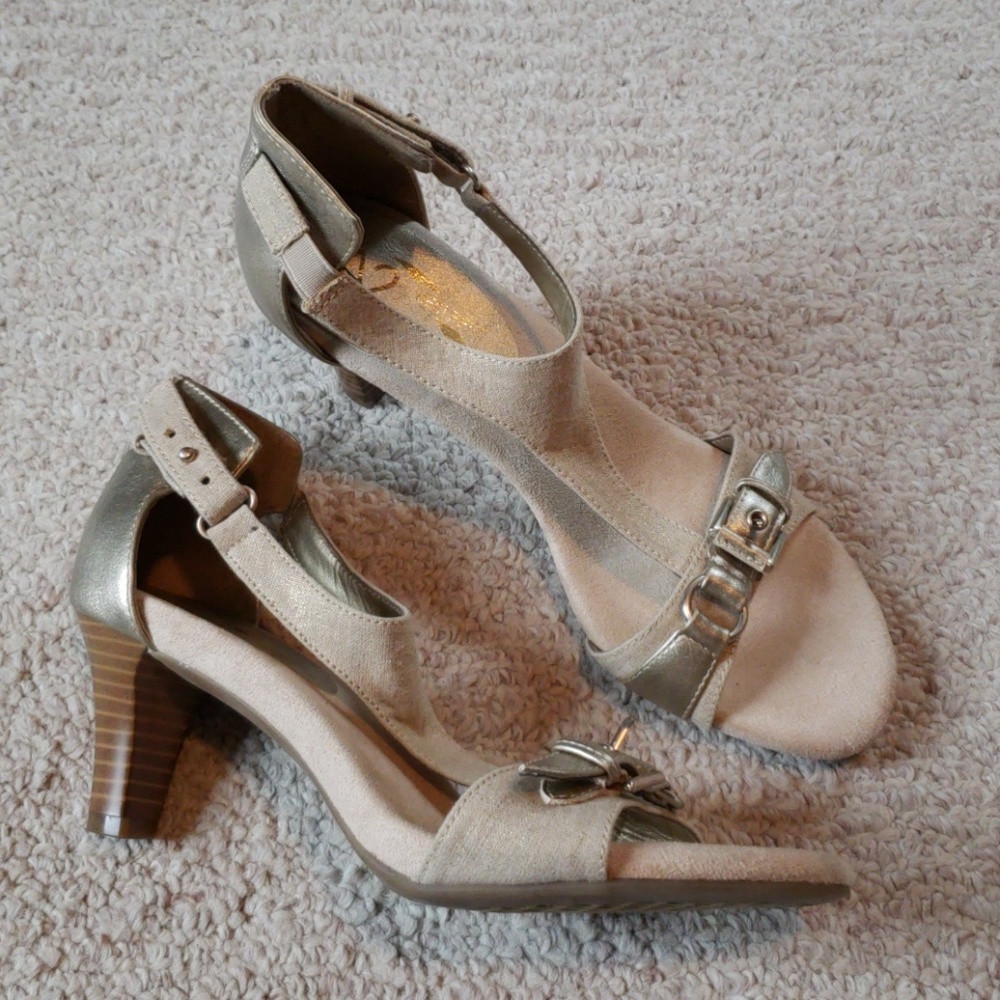 Gold sandals